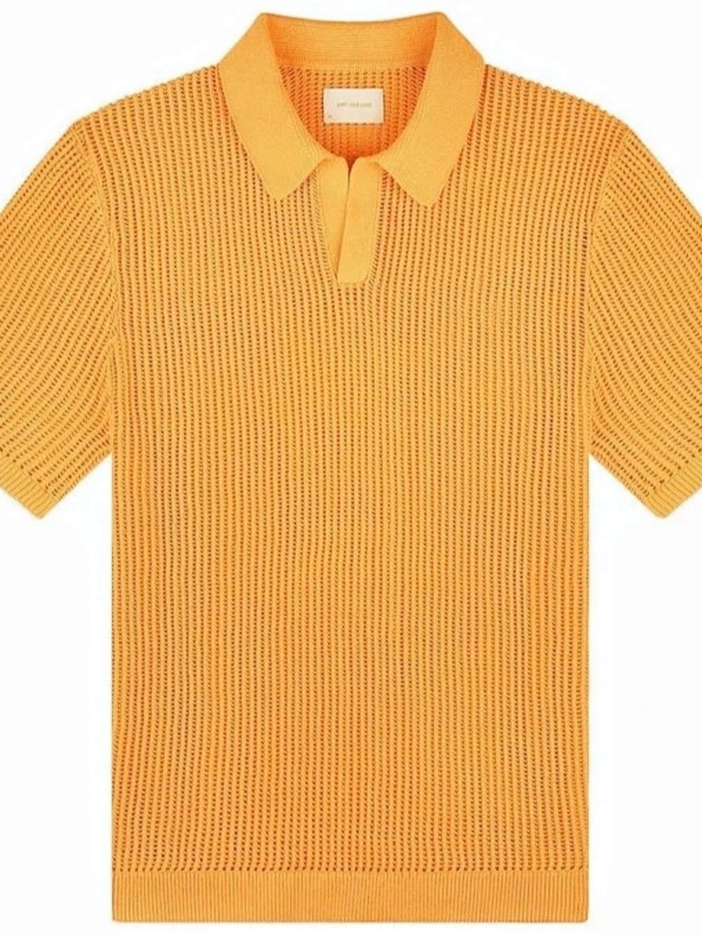 Aimé Leon Dore Mesh Knit Polo Tangerine Orange